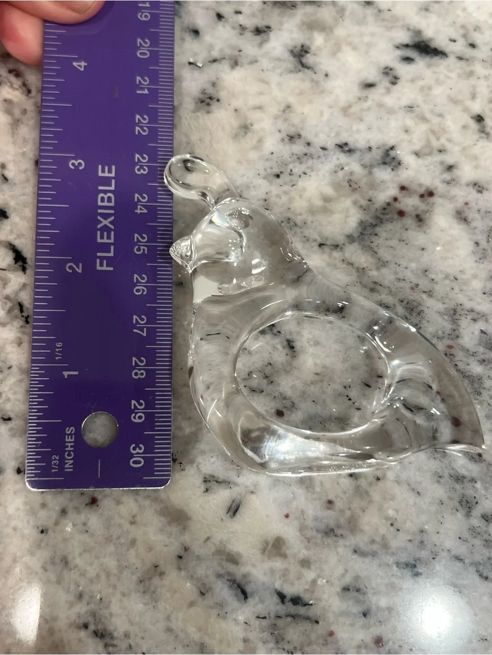 Partridge Quail Napkin Rings By Bijan in Clear Lucite Set of 8 Vintage 70s